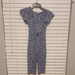 Copper Key Navy Floral Romper Size 5